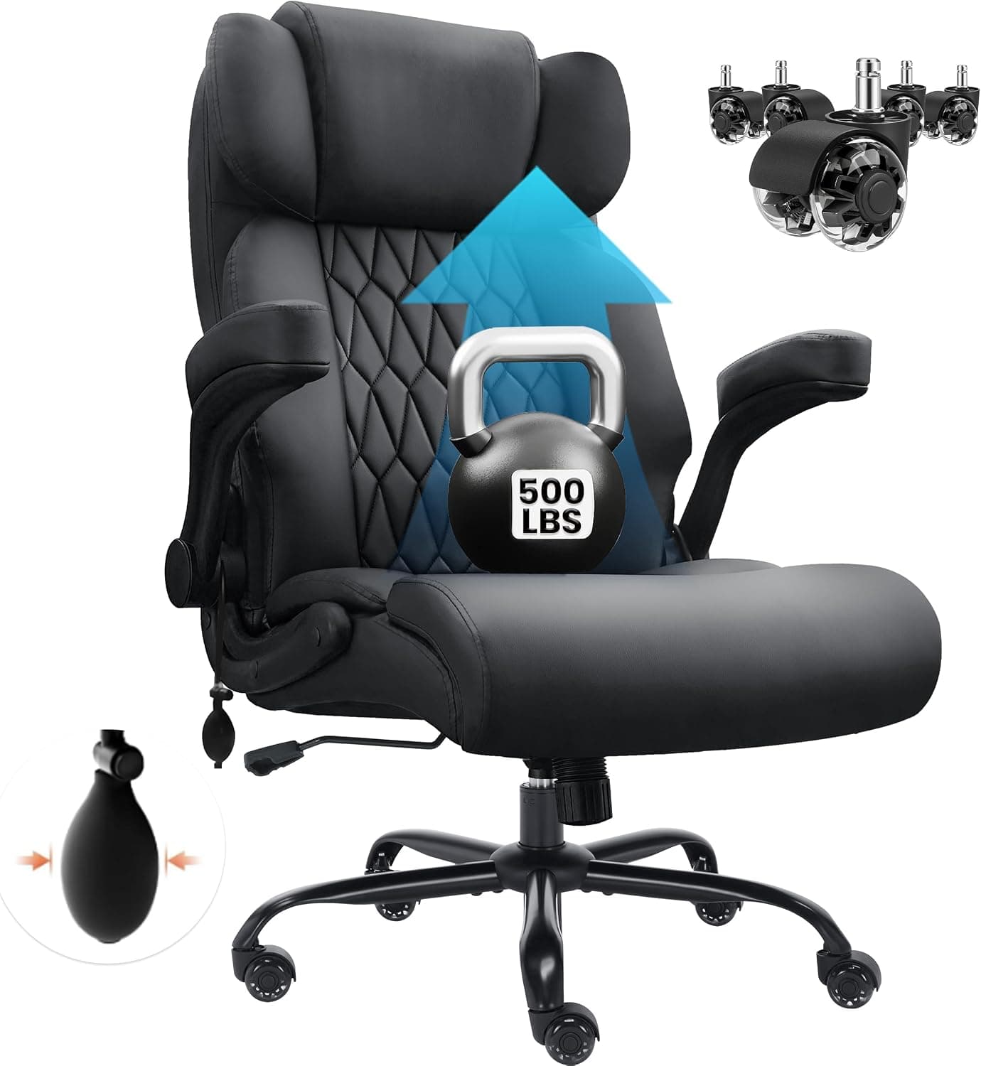 Listing photo of Cloomey 500 lb Big and Tall Office Chair